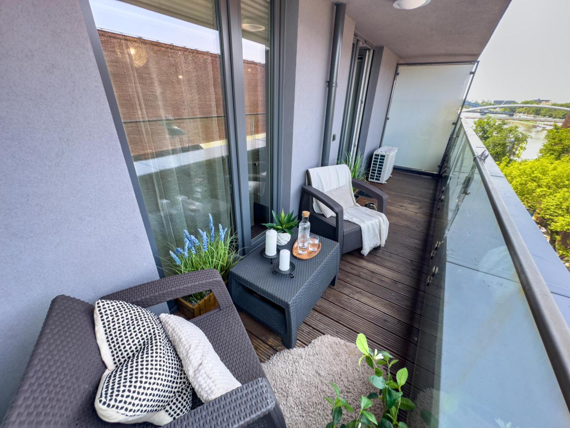 Nadwislanska Przystan Apartament Z Widokiem Na Wisle Краков Экстерьер фото