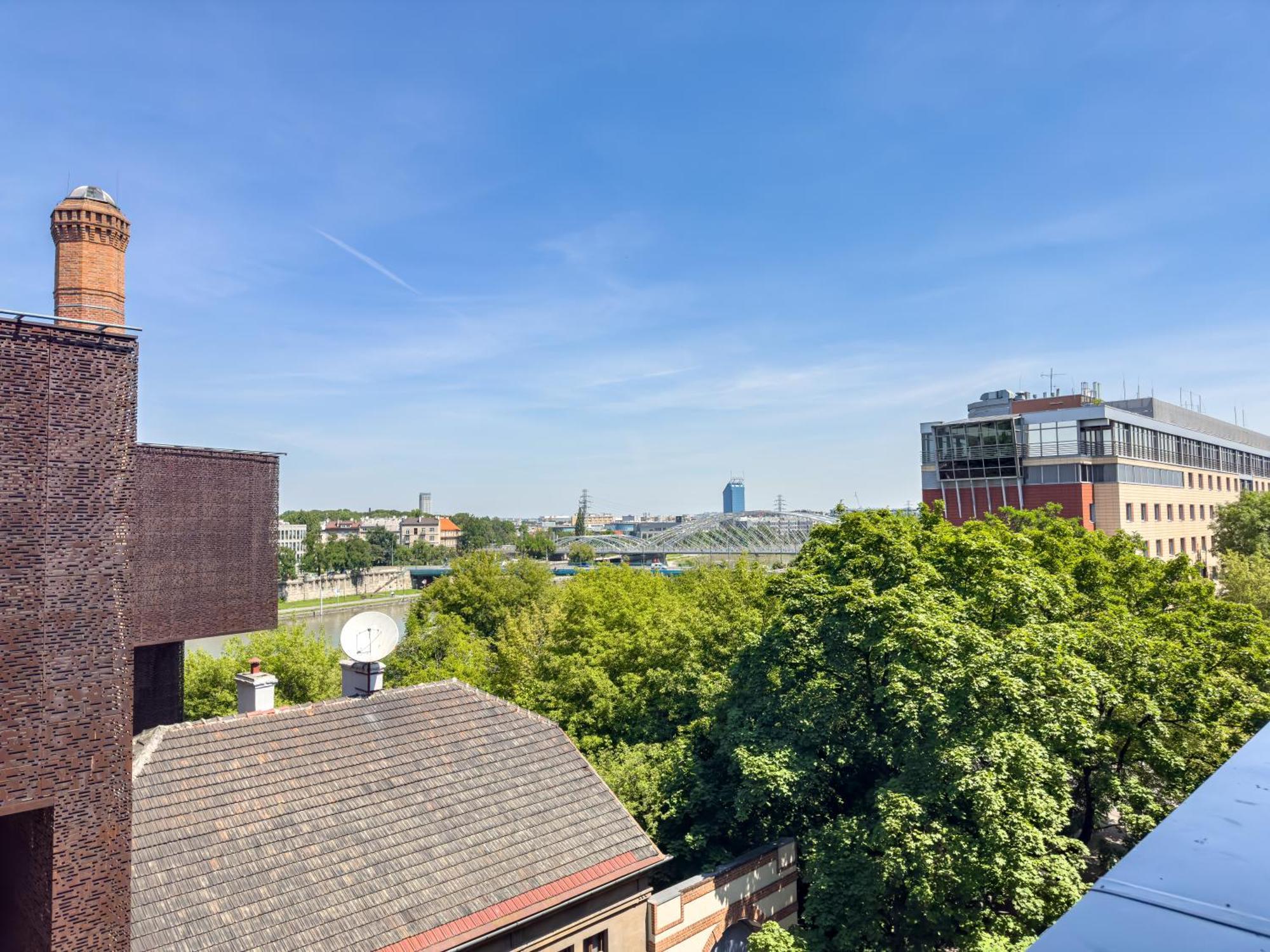 Nadwislanska Przystan Apartament Z Widokiem Na Wisle Краков Экстерьер фото